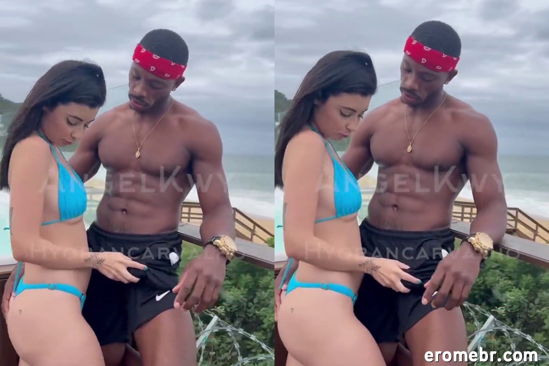 Angel Kwy transando com negão bem dotado