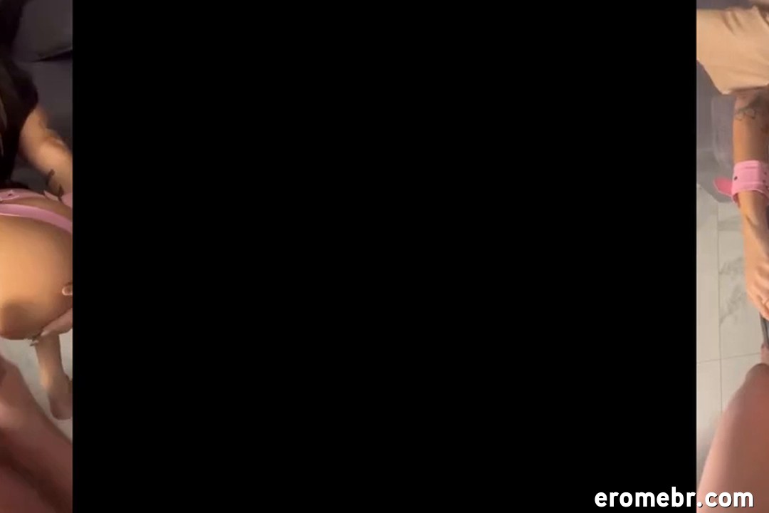 Jaiane Limma pelada transando de quatro com a mão algemada