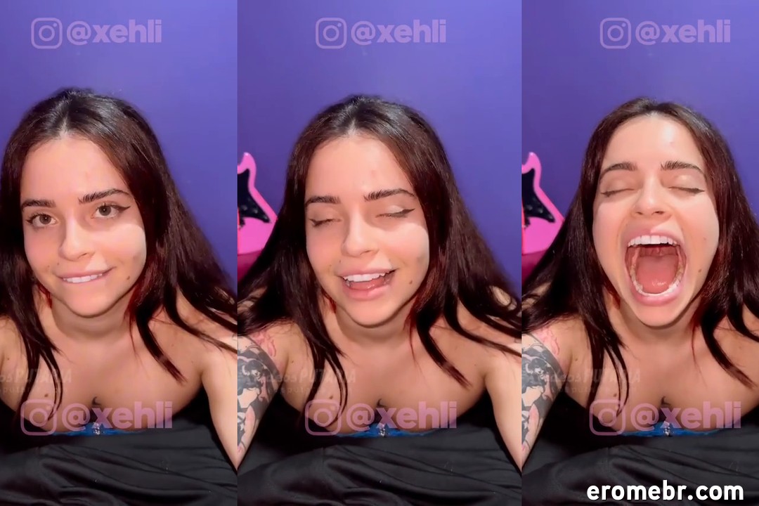 Xehli G mamando com vontade e fazendo garganta profunda